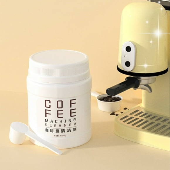 Mother's Day Gift's,Sweeping,Coffee Machine Descaler – Universal Coffee Stain and Milk Tea Scale Remover, Full and Semi-Automatic Machine Cleaning Powder, | Plastic, White-810 MIANHT