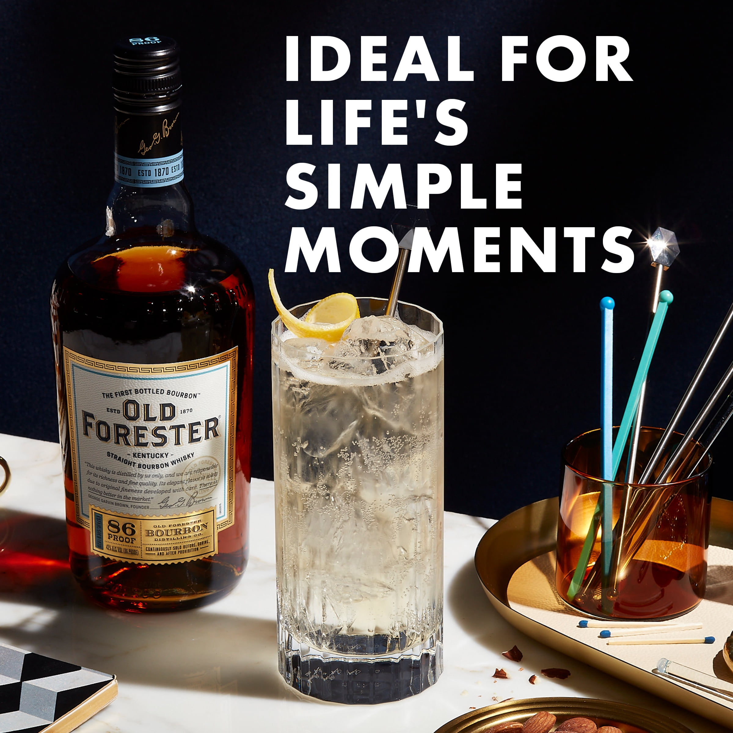 Old Forester 86 Proof Kentucky Straight Bourbon Whisky, 750 ml