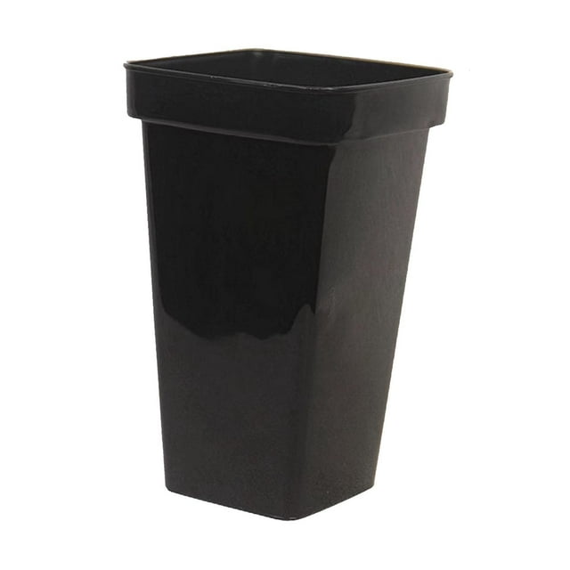 veasfak PP Flower Bucket for Cut Flowers Flower Container Decorative Versatile for Hotel Black Size L