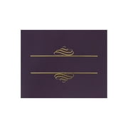 Masterpiece Studios Certificate Holders 9.375" x 12" Plum 5/Pack (903106)