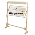 thumbnail image 2 of Quilting,Large Size Embroidery Stand Adjustable Wood Frame For  Stitch Needlework, 2 of 8