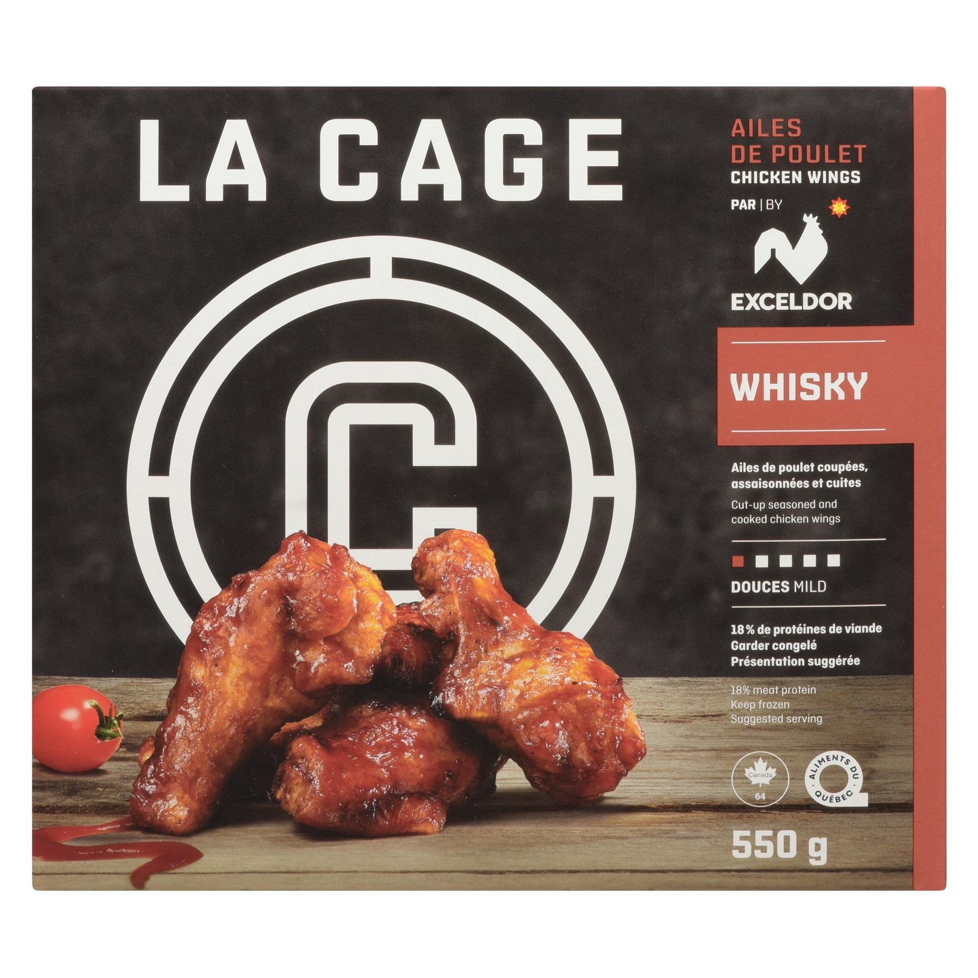 La Cage Whisky Chicken Wings, 550 g