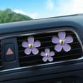 thumbnail image 5 of Tkrady 3pcs Flowers Car Air Freshener Vent Clips,Cute Pink Daisy Flower Car Accessory for Air Freshener with Car Scent,Sweet Girly Vehicle Fresheners Gift, Women Car Air Fresheners, 5 of 6