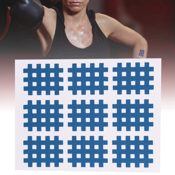 Cinta cruzada de fisioterapia, 10 unidades/bolsa, cinta elástica cruzada en espiral, cinta muscular deportiva, compacta y ligera