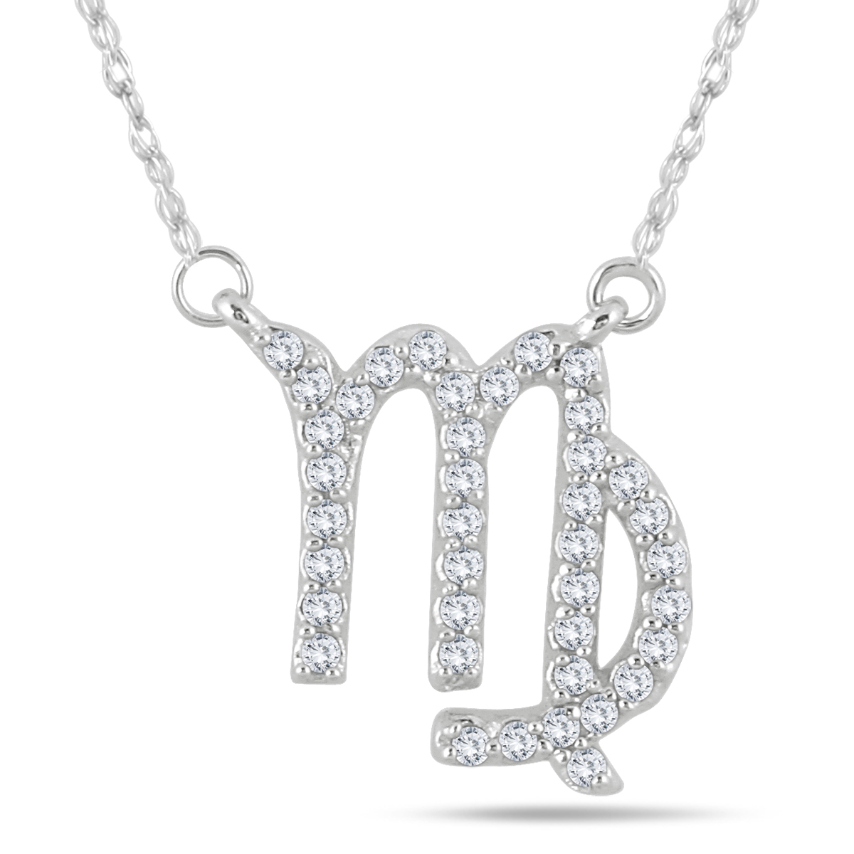 1/3 Carat TW Diamond Virgo Zodiac 