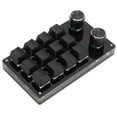thumbnail image 2 of Macro Mechanical Keyboard, Programmable Keypad Plug And Play RGB 12 Key Portable  For  For Gaming Black, 2 of 8