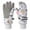 Black, variant on IROINNID Waterproof Mitten for Toddler Children's Gloves Skiing Winter Velvet Thickened Warm Waterproof Five Finger Children's Gloves,White