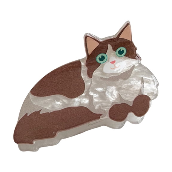 Animal Shaped Small Acrylic Hair Clips for Women and Girls, Stylish Accessories for Everyday Wear