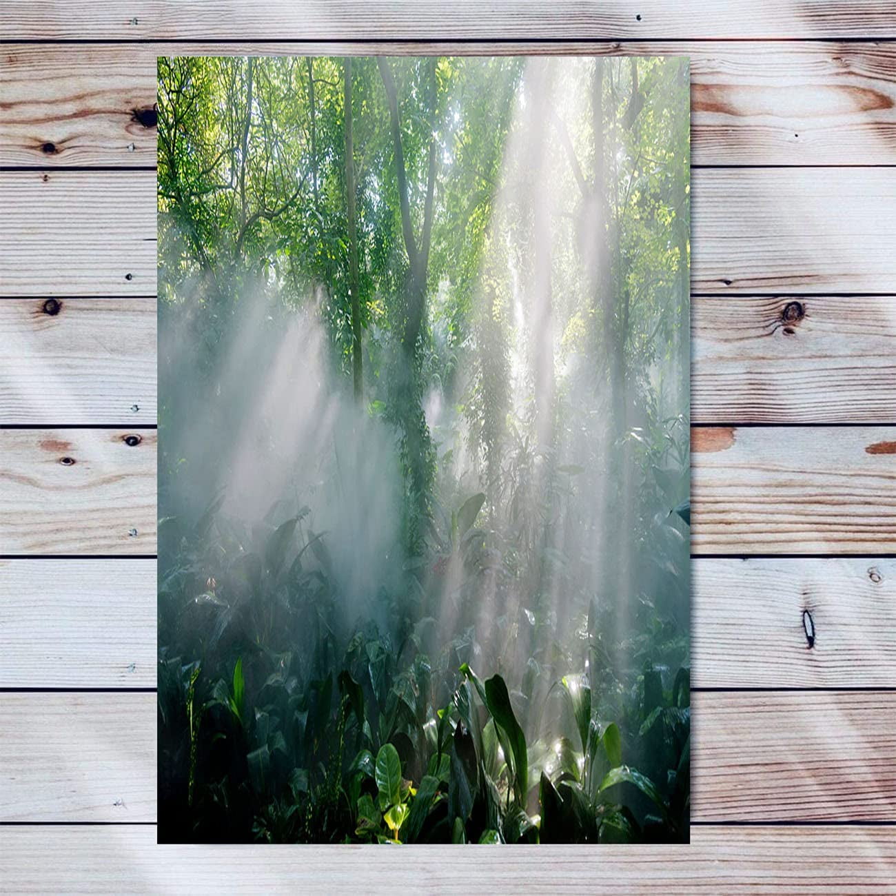 Tropical Rainforest Canvas Wall Art For Living Room Modern Artwork