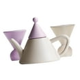thumbnail image 4 of Ensemble de Tasses à Thé pour Maison de Poupée 1/12 Ensemble de Thé Meubles de Maison de Poupée Modèle Réaliste en Alliage Rôle Violettes Grand, 4 of 9