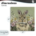 thumbnail image 4 of Stupell Industries French Country Spring Abloom Rabbit Canvas Art, 17 x 17, by Sara G. Designs, 4 of 8