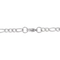 thumbnail image 2 of 3.0 mm Figaro Chain in Stainless Steel Necklace - 18 Inches, 2 of 2