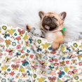 thumbnail image 3 of Disketp Butterfly Flowers Dog Blanket/Bed Cover for Dogs and Cats,Puppy Essentials-Small, 3 of 8