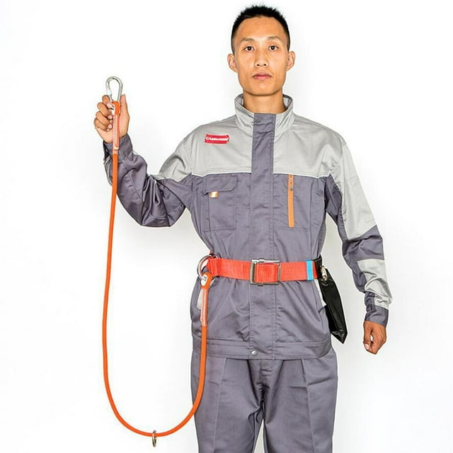 Arnés de Escalada Roca Cable Amortiguador de Protección contra Caídas , naranja, 1,6 metros de grande 16 metros de grande DYNWAVEMX Cordón de protección contra caídas