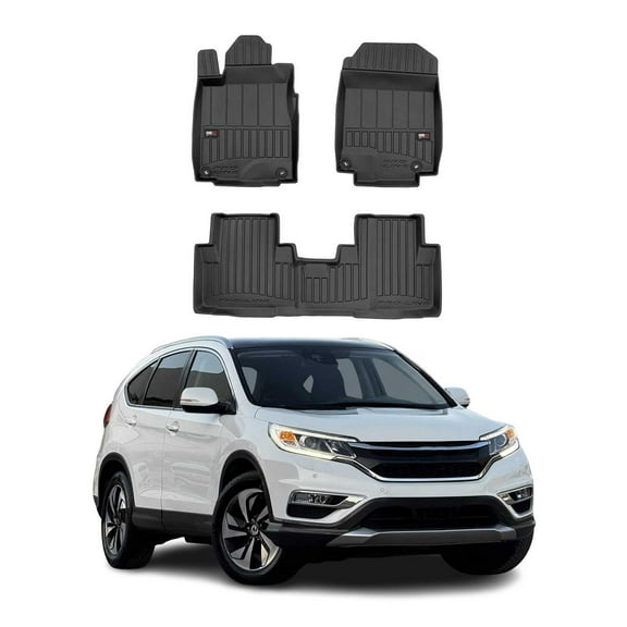 OMAC Premium Floor Mats for Honda CR-V 2012-2016 All-Weather Heavy Duty 3Pcs