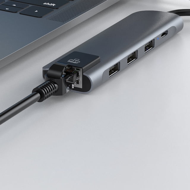 TABLZONE C Station d'Accueil avec Port de Charge Pd Hub Usb Adaptateur Multifonction pour Design Compact Durable pour Accès