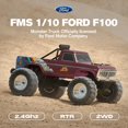 thumbnail image 2 of Monster Truck RC FMS 1/10 Ford F-100 Crawler RTR 2WD para adultos, 2 of 8