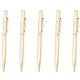 thumbnail image 1 of 5X Bolígrafo de Metal Bolígrafo Giratorio de Acero Inoxidable 1.0mm (Dorado), 1 of 5