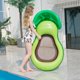 thumbnail image 4 of Hamaca infble de agua con aguacate, sillín de piscina multiusos, sil de salón, sil de piscina flotante, cama de aire portátil, toldo CUTICAT cama flotante inflable, 4 of 7