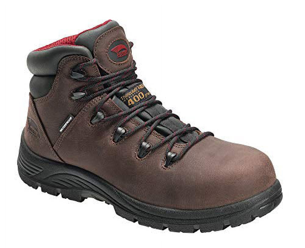 Avenger Safety Footwear Men\'s Hiker Boot, 10, Composite Toe, 6 in H, Brown, Avenger Safety Footwear Men main image 4