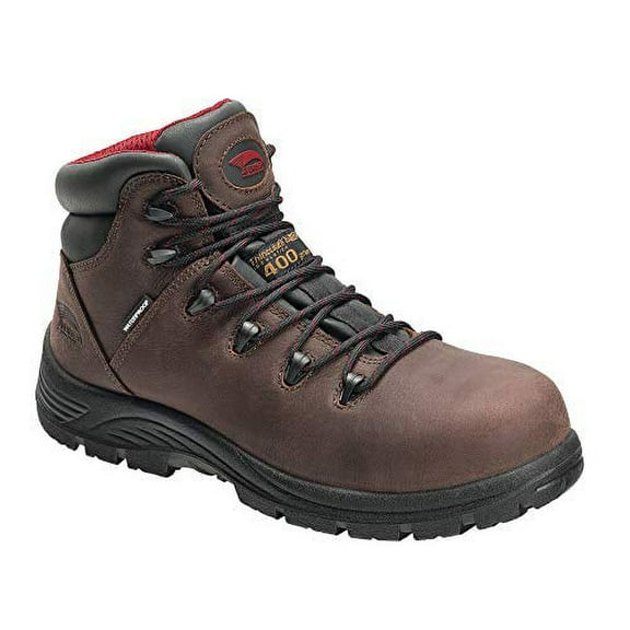 FSI FOOTWEAR SPECIALTIES INTERNATIONAL NAUTILUS Avenger Mens Brown Leather Comp Toe 7228 Framer 400G Work Boots