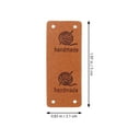 thumbnail image 2 of WRITWAA 50 Pieces Brown Tags for Crochet and Sewing Accessories, Handmade Item Labels with Easy Sew Holes, 2 of 8