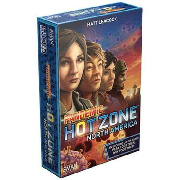 Pandemic Zone Rouge - Amérique du Nord - Un jeu coopératif du studio Z-Man Games | 2 à 4 joueurs | jeu pour la famille | Jeu d’environ 30 minutes | Jeu pour soirée familial |Pour enf