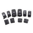 thumbnail image 3 of 10 Unids / Set Cubierta De Botón De Carcasa De Interruptor De Motocicleta Para 06-12 Negro Macarena Tapa de la cubierta del botón del interruptor, 3 of 7
