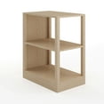 thumbnail image 2 of Martha Stewart Home Office Modular 2 Tier Bookshelf in Light Natural, 2 of 11