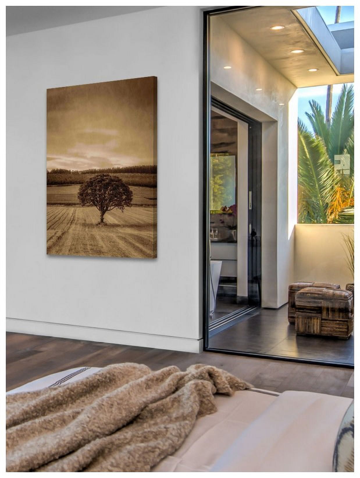 Marmont Hill "Lone Tree at Sunset" Painting Print on Canvas