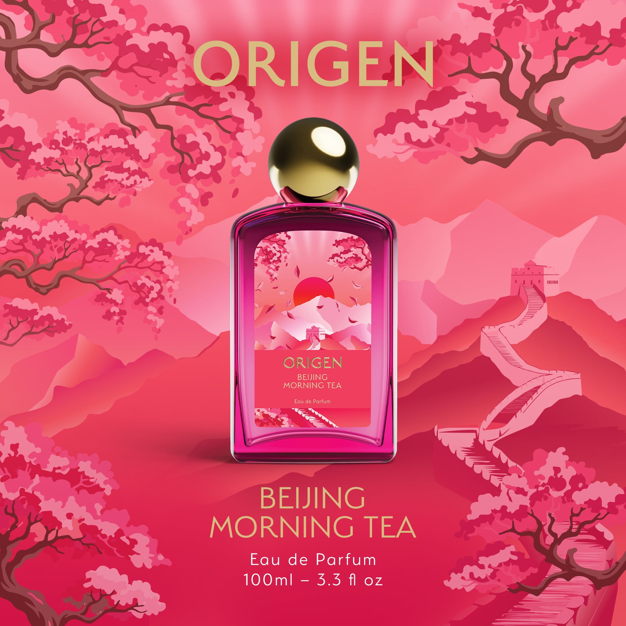 Origen Beijing Morning Tea Eau de Parfum for Women 3.3 fl. oz., Citrus Woody Fragrance