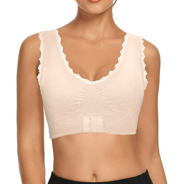 LEEy-World Bras for Women Underwear for Women Push Up Adjustable Bra Tube  Top Sagging Plus Size No Wire Underwear F,34/75C