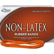 Alliance 37176 Latex-Free Orange Rubber Bands, Size 117B, 7 x 1/8, 250/Box