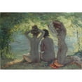 thumbnail image 3 of Charles Hermans 18x14 Black Modern Framed Museum Art Print Titled - Bathers, 3 of 5