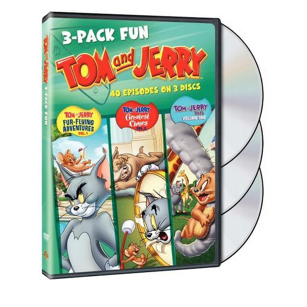 Tom and Jerry: 3-Pack Fun (DVD) 883929203192 | eBay