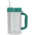 thumbnail image 3 of Whirley Insulated Travel Mugs 32 oz - Teal & Purple Double Walled Hospital Mugs - 2 Pack with Teal Lids, 3 of 4