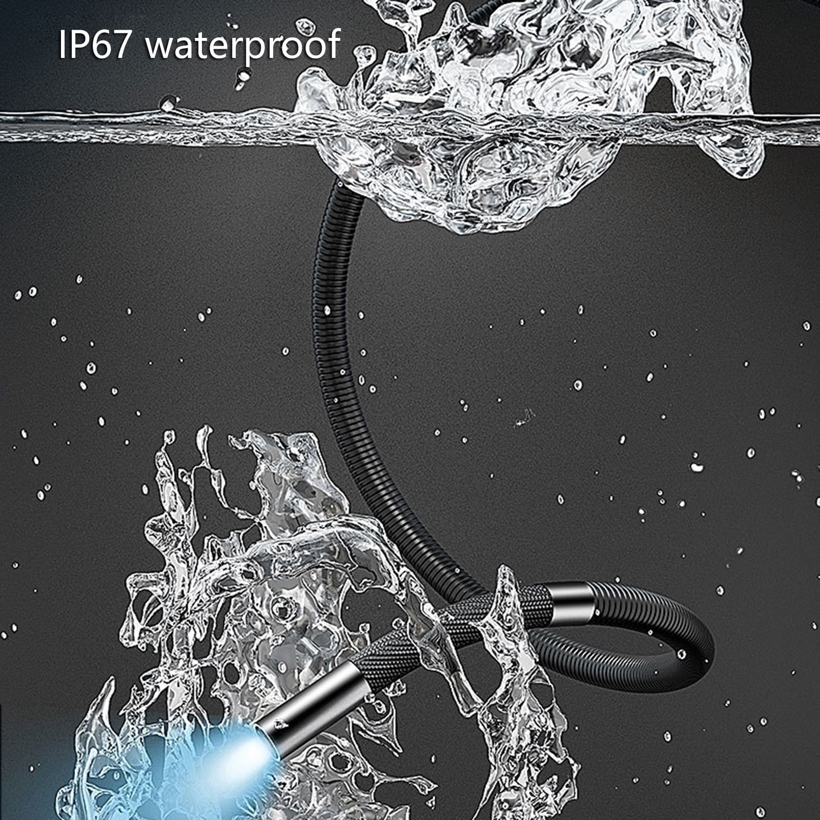1080P Flexible Snake Endoscope Camera Industrial Endoscope Inspection Camera Articulating Borescope Camera Waterproof