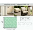 thumbnail image 6 of Soimoi Waterproof Outdoor Fabric by 2 Yard | Floral Print on Green | 56" Wide | UV Resistant & Durable Taffeta Material for Cushions, Covers, Curtains, awning & DIY Projects, 6 of 7
