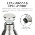 thumbnail image 4 of Life's Easy 20 oz. Stainless Steel Water Bottle, Keep liquids hot or cold, Double Wall Vacuum Insulated Water Bottle , BPA Free, Leak Proof, Spill Proof and Sweat Free (Silver), 4 of 7