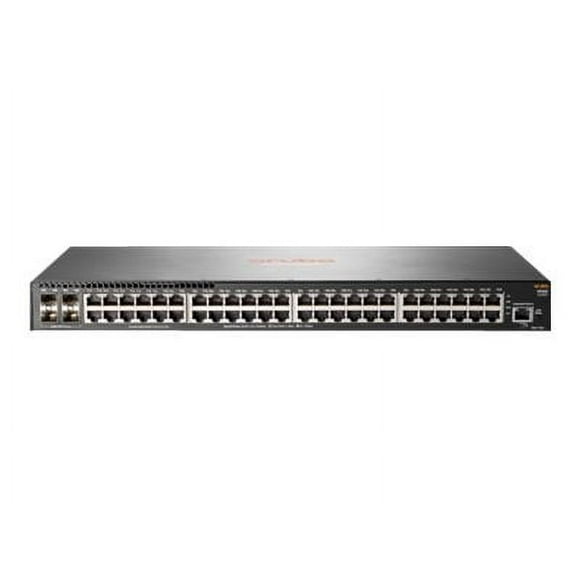 HPE Aruba 2930F 48G 4SFP - Switch - L3 - managed - 48 x 10/100/1000 + 4 x Gigabit SFP - side to side airflow - rack-mountable