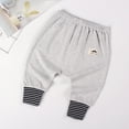 thumbnail image 2 of Odeerbi 6M-4Y Toddler Boys Girls Cotton Bloomers Diaper Cover Pants Cute Drop Crotch Pants Striped Casual Ankle Pants, 2 of 4