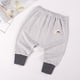 thumbnail image 2 of Odeerbi 6M-4Y Niños Niñas Algodón Bloomers Pañal Cubierta Pantalones Lindos Gota Pantalones de Entrecruza Rayados Pantalones de Tobillo Casual, 2 of 4