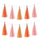 thumbnail image 1 of 30 Piezas de Guirnalda de Flecos Rosa Claro, Naranja Brillante, Naranja Oscuro con Cuerda para Decoración de Bodas y Fiestas de Cumpleaños, 1 of 7