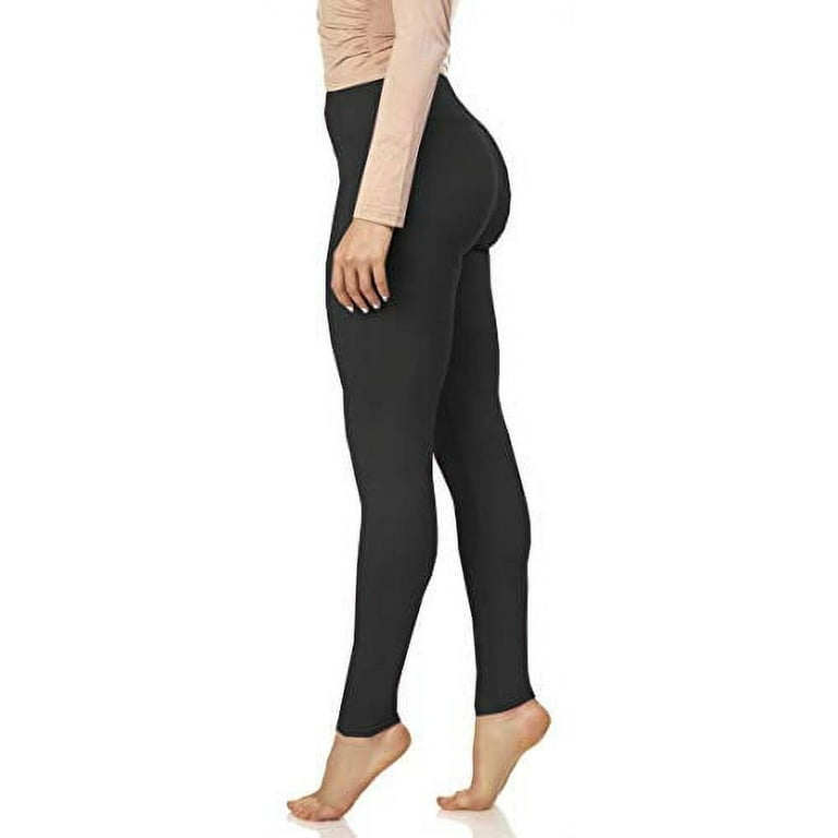 Style Women's Petite High Rise Leggings Black Deep PXS at  Women's  Clothing store