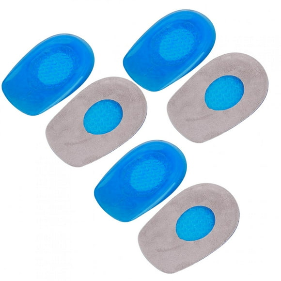3 pares de plantillas para levantar el talón, almohadilla para el cuidado de los pies, amortiguación, silicona suave antálgica, almohadilla para el talón de TPE para hombres YUNYI BRAND  Deportes