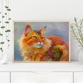 thumbnail image 4 of 11CT punto de cruz completo Color gato contado DIY algodón hilo costura Animal arte FLhrweasw Nuevo, 4 of 9