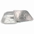 thumbnail image 3 of Disposable 8.25 x8.25 Square Aluminum Lids for 8X8 Aluminumdiposable Square Pans – Durable, Versatile, and Secure Fit: 10CT, 3 of 4