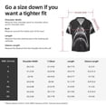 thumbnail image 5 of Fotbe Black And White Shark Camisa Estampada de Manga Corta para Hombre, Casual de Verano, Estilo Playero, Sin Arrugas-XX-Large, 5 of 5