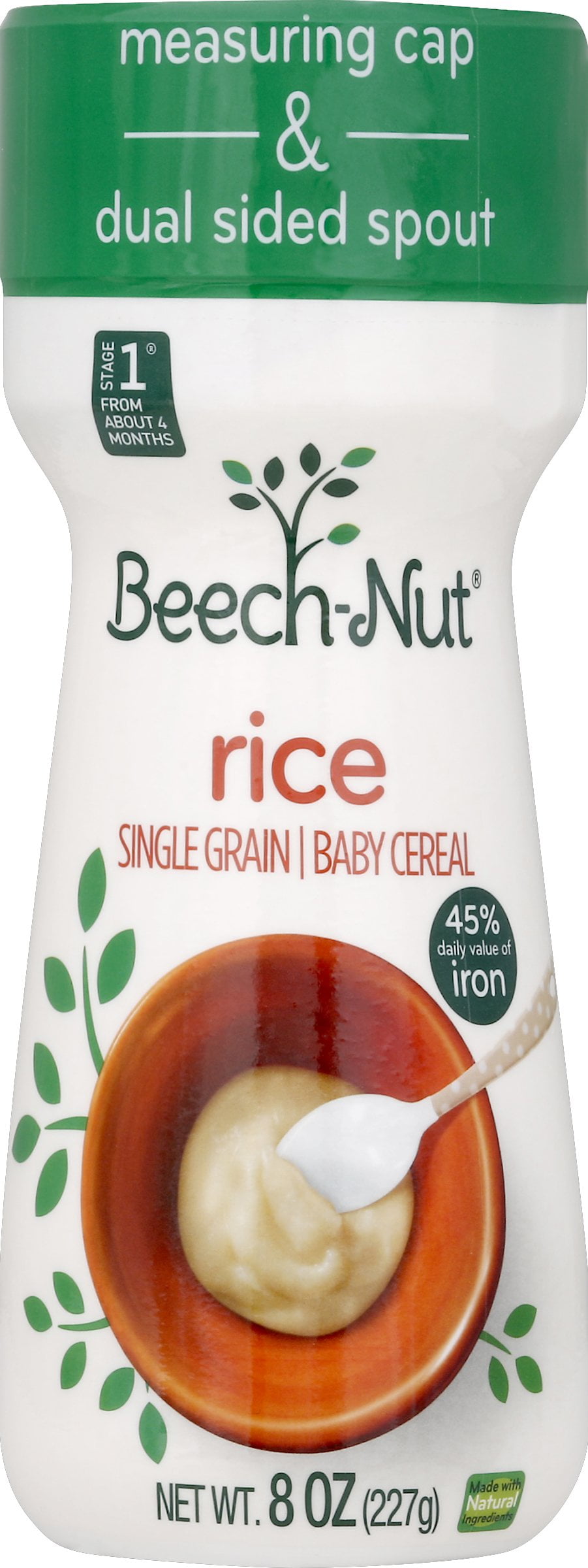 beech nut homestyle baby cereal single grain rice