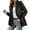 Black, variant on Baqcunre Cardigan For Women Women'S Fall Winter Solid Color Jacket Suit Corduroy Cardigan Jacket Business Casual Clothes For Women Fall Outfits For Women 2023 Beige L